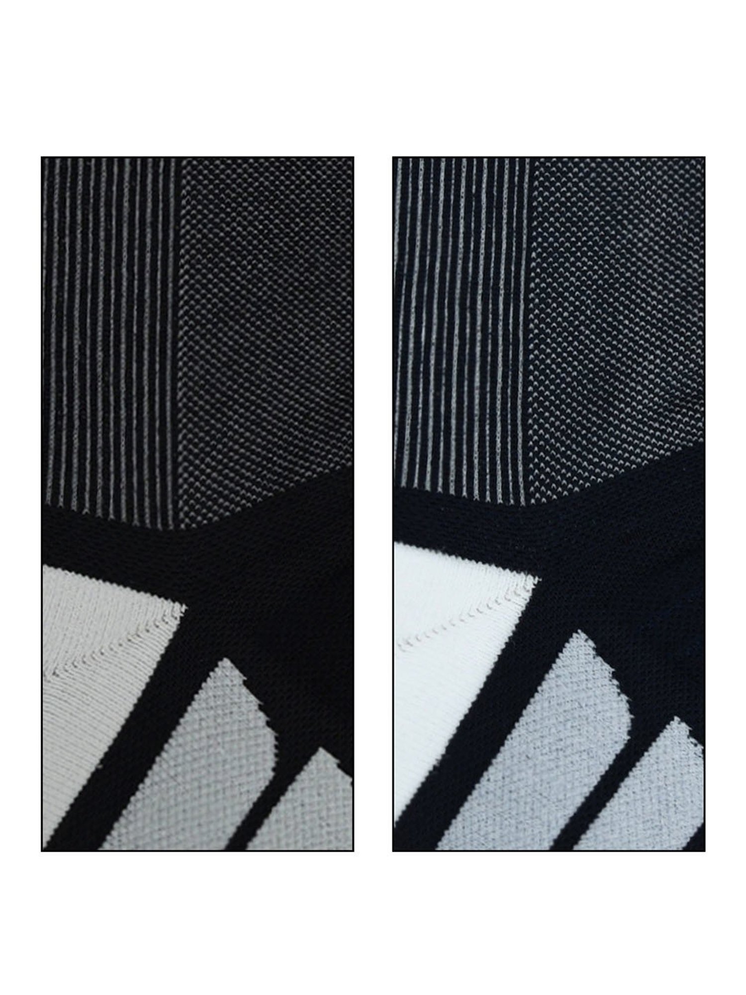 BALENZIA Navy & Black Athletic Crew Length Sports Socks - Pack of 2