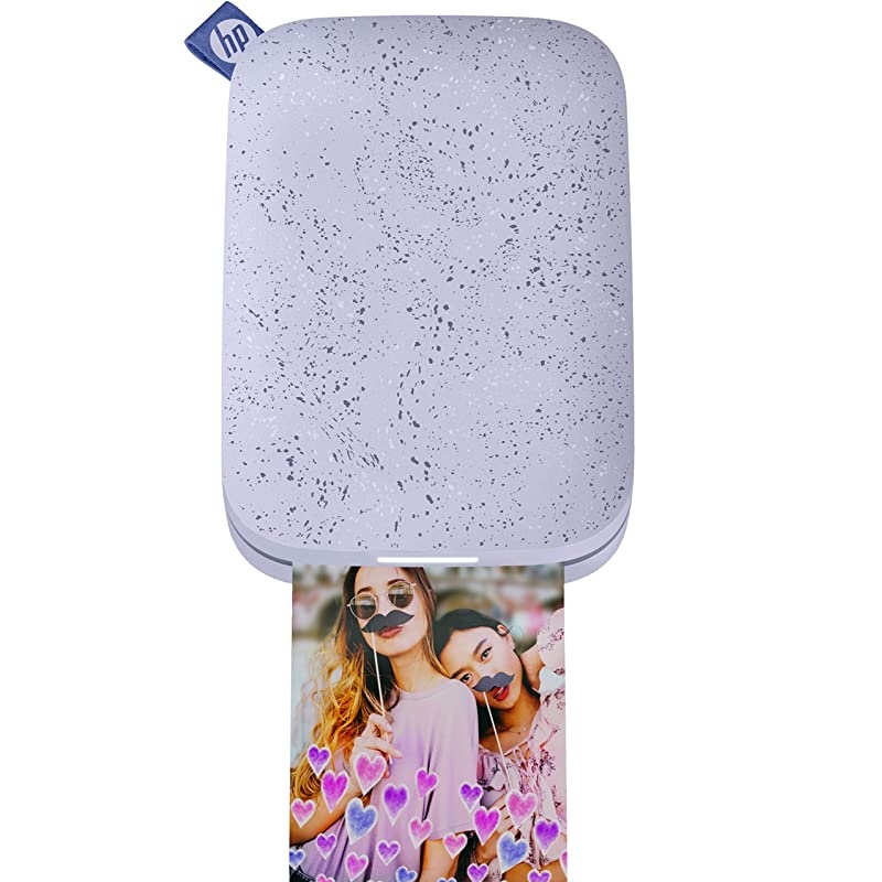 Sprocket Portable 2x3" Instant Photo Printer (Lilac) Print Pictures on Zink Sticky-Backed Paper from your iOS & Android Device.