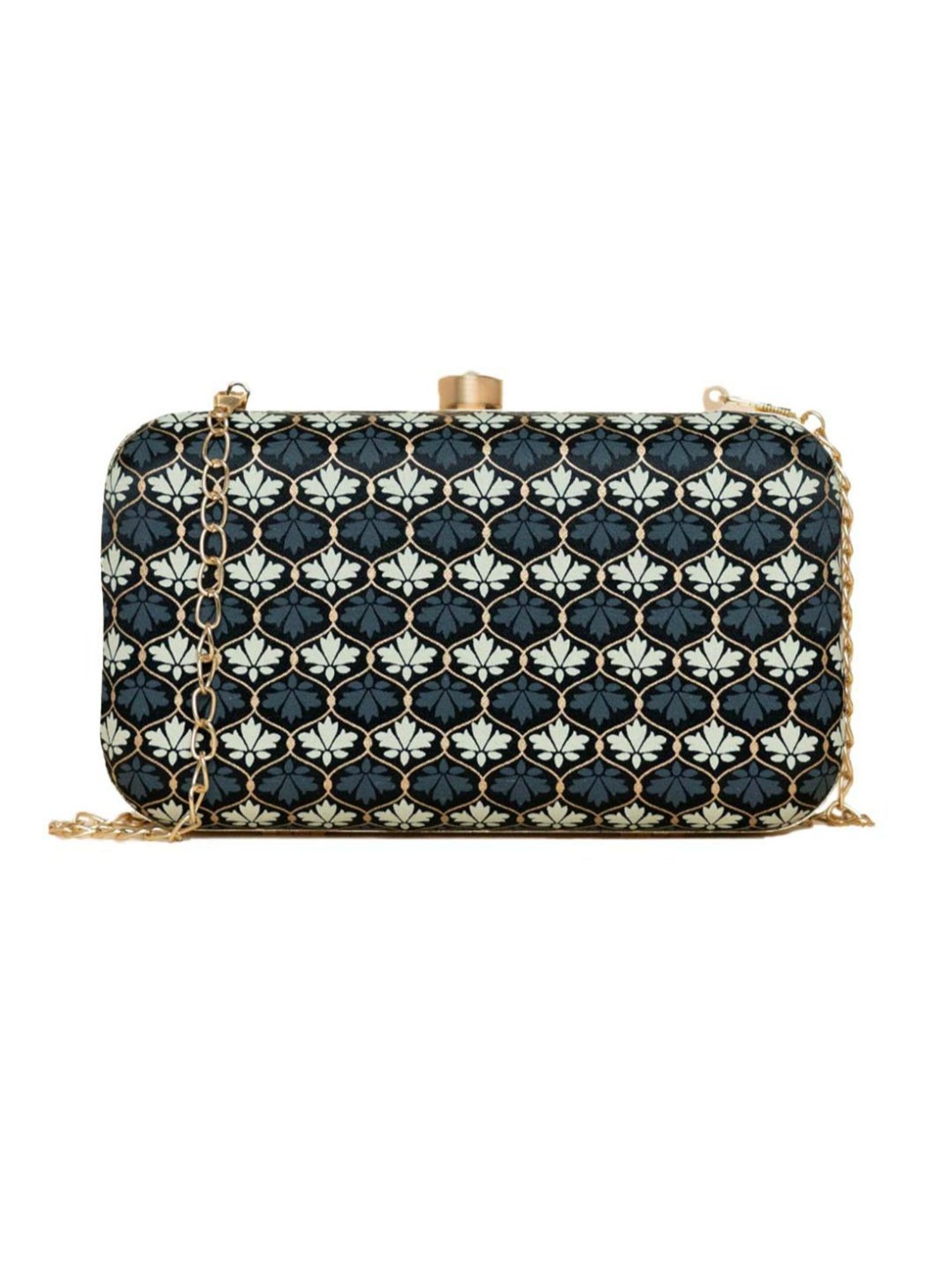 Estee & Lilly Turn Key Closure Clutch - Black
