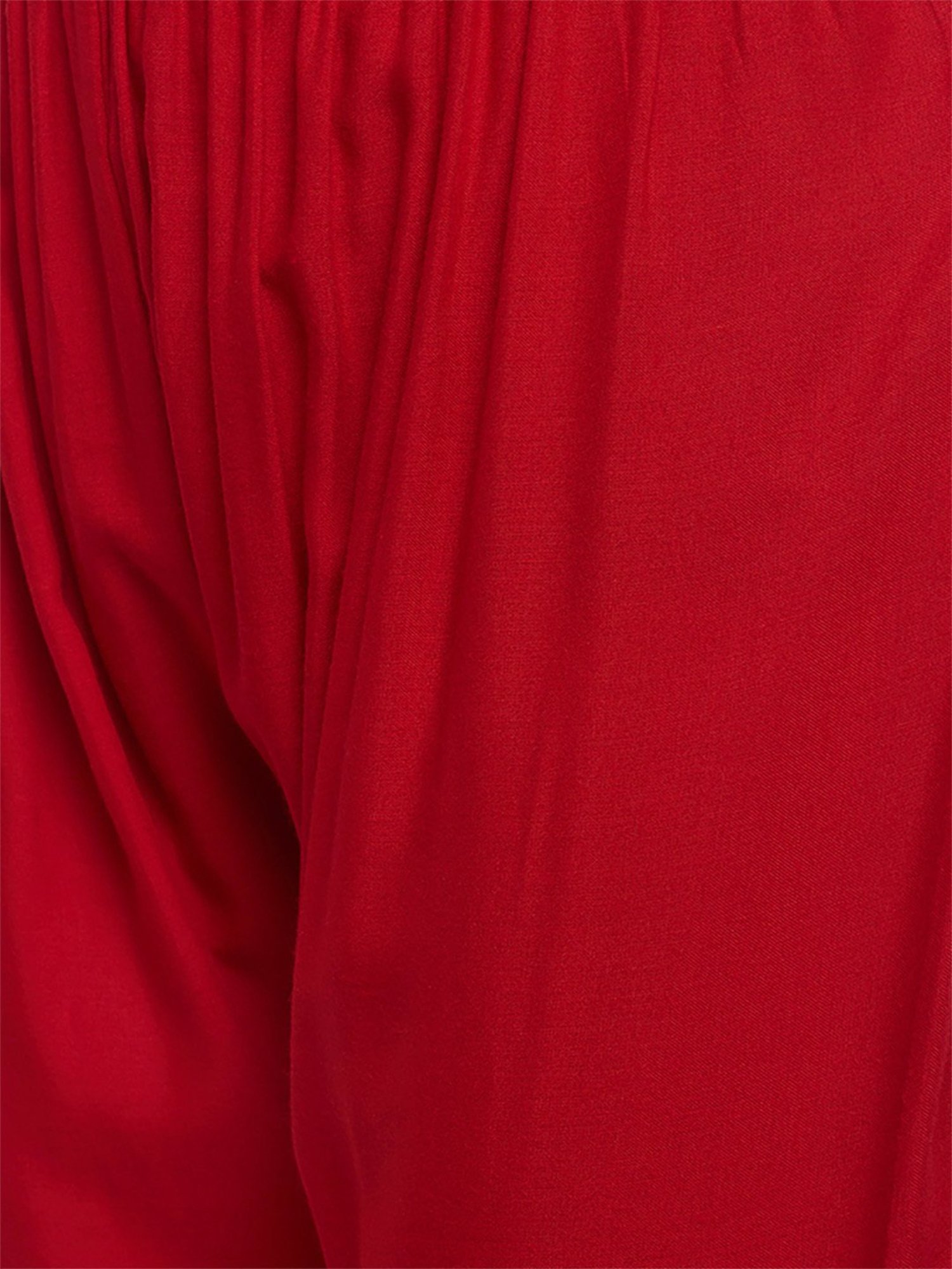 Castle Red Straight Fit Palazzos