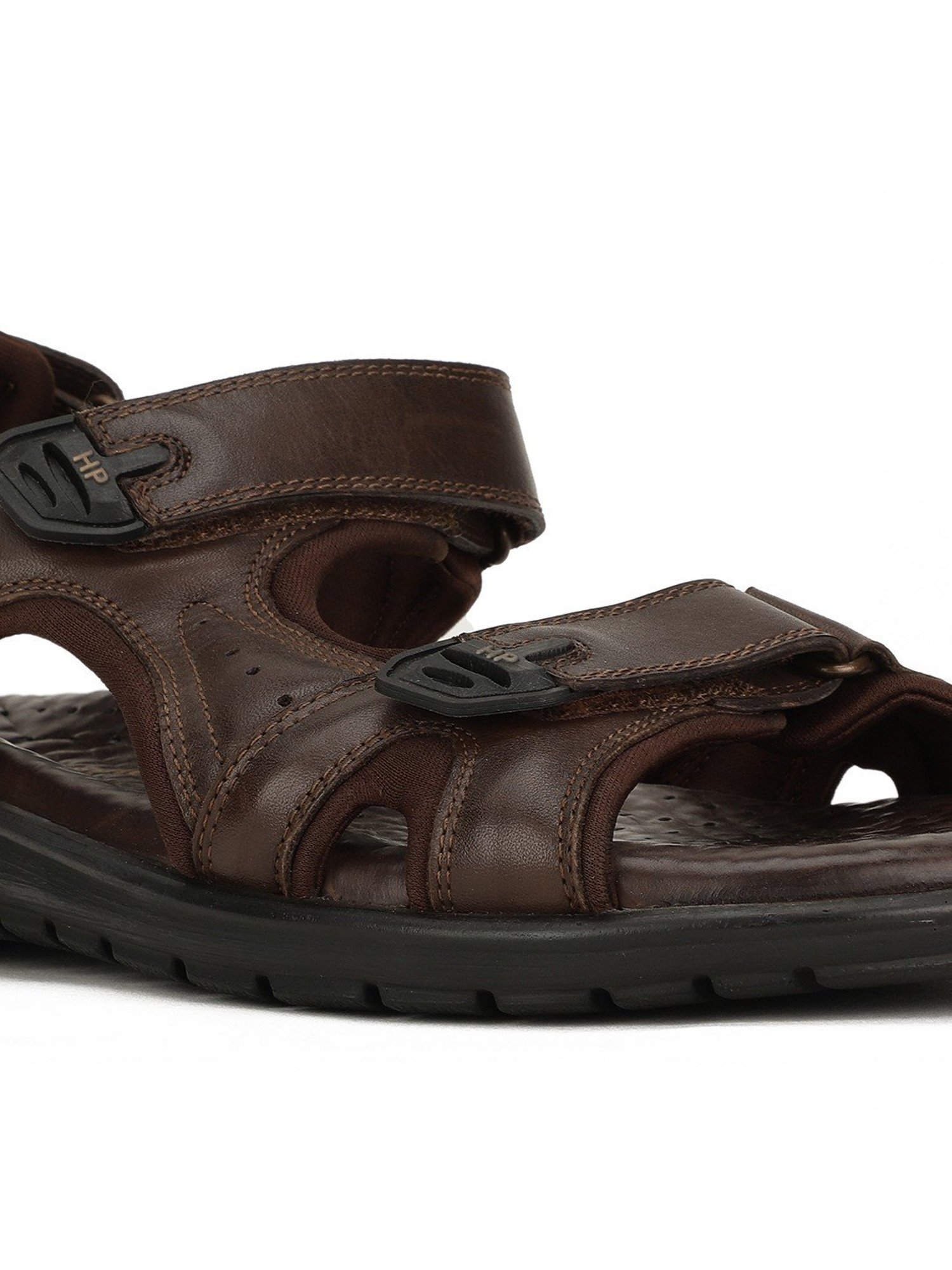 Hush Puppies by Bata Men's Brown Back Strap Sandals