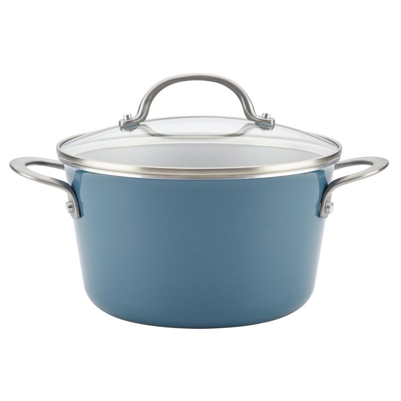 Ayesha Curry 4.5qt Covered Sauce Pot Blue