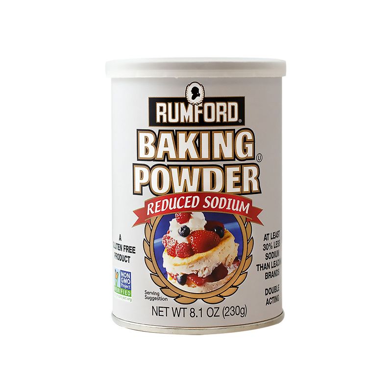 Rumford Gluten Free Reduced Sodium Baking Powder - 8.1oz