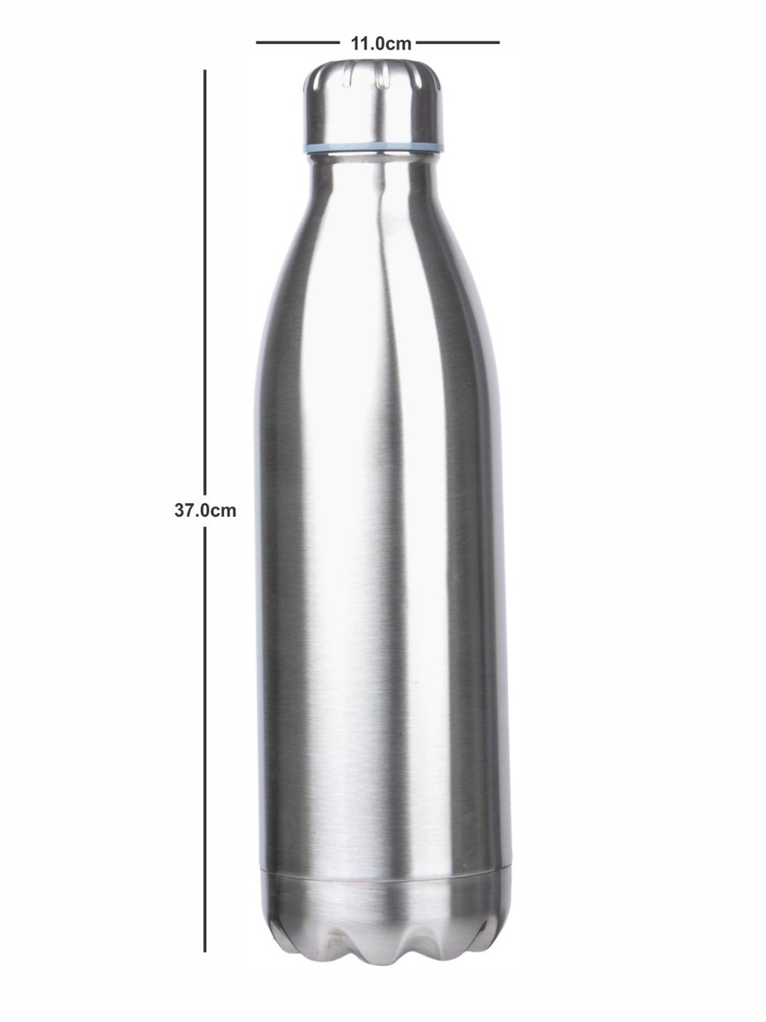 Milton Elfin Silver Stainless Steel Insulated Water Bottle (160 ml) - Set of 1
