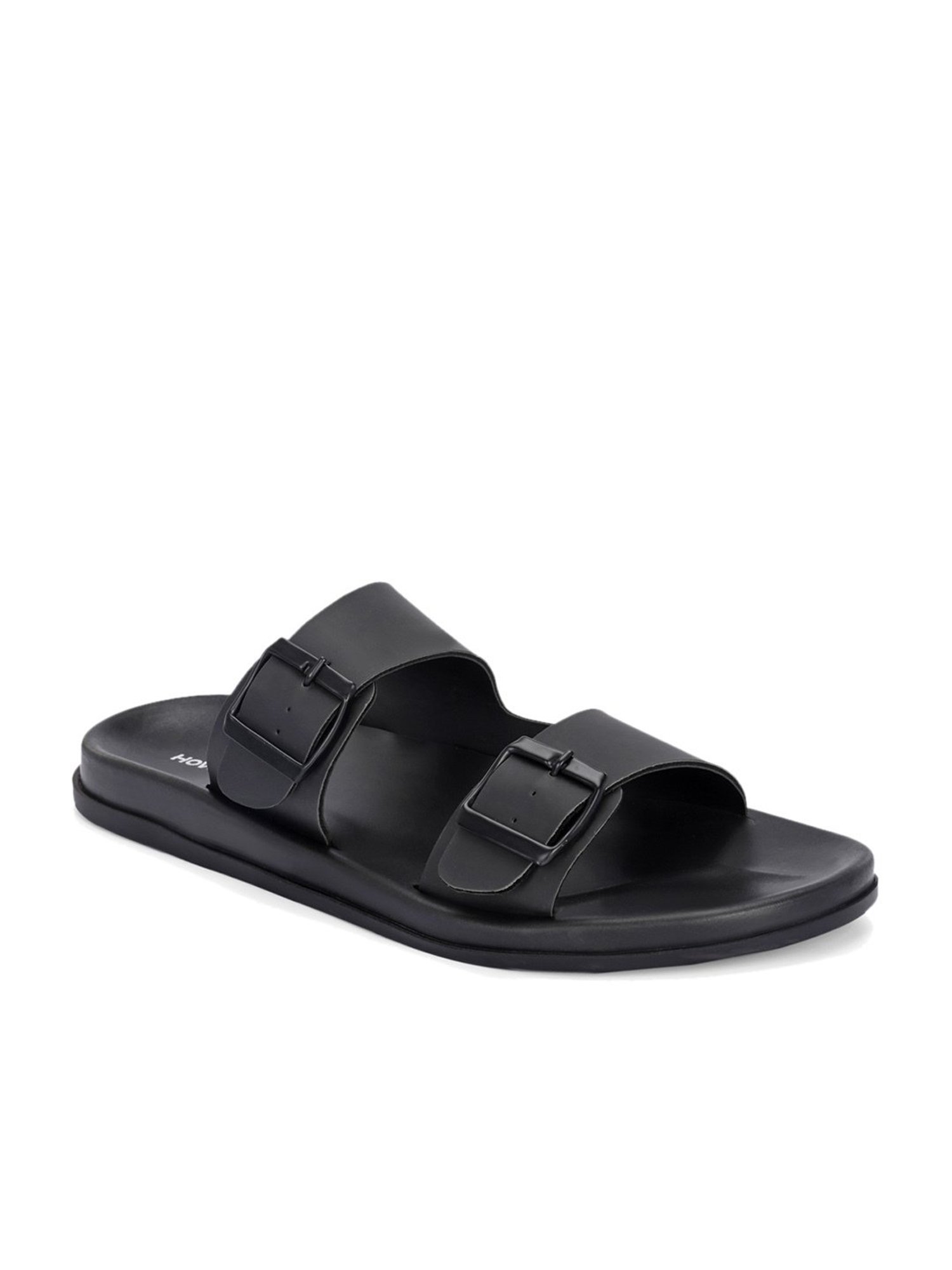 Hoversole Men's Black Casual Sandals