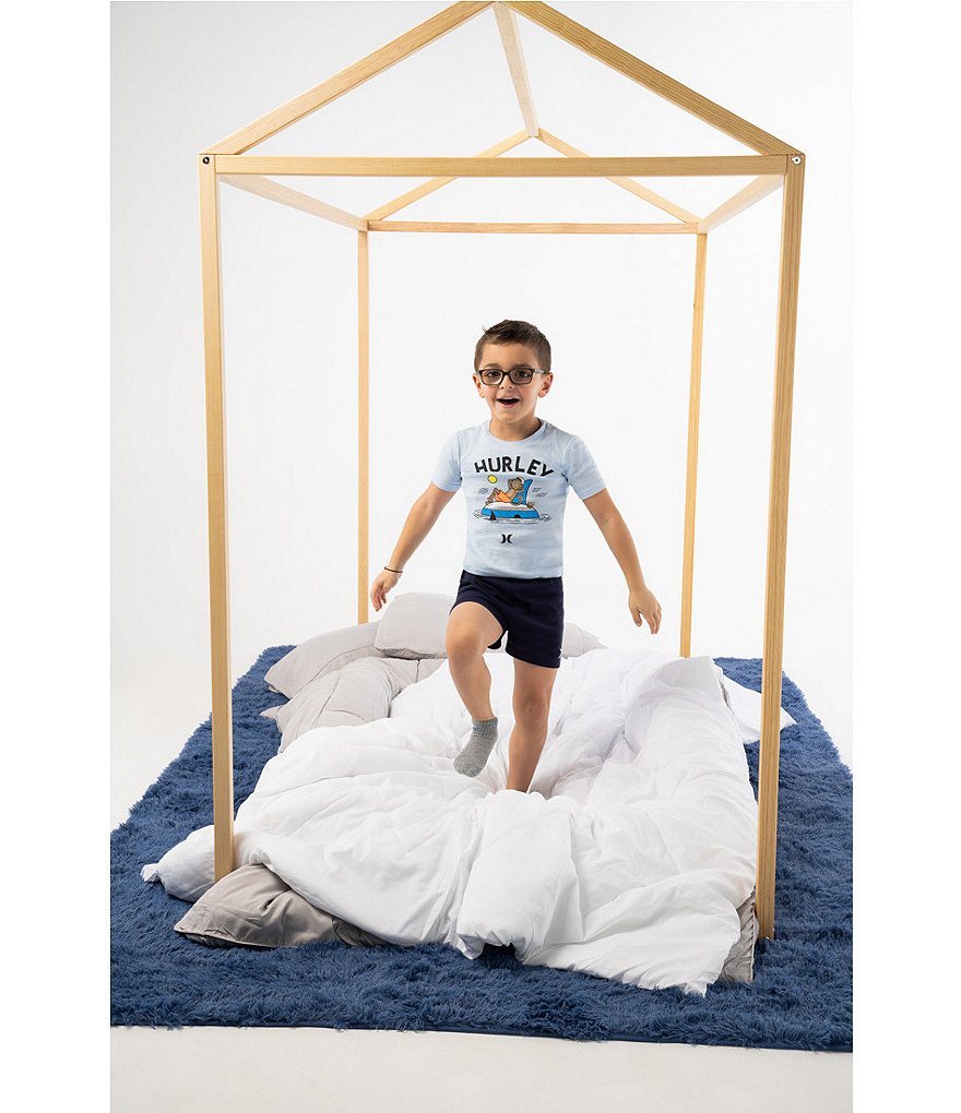 Komar Kids Little/Big Boys 4-16 Sharks 3-Piece Pajamas Set