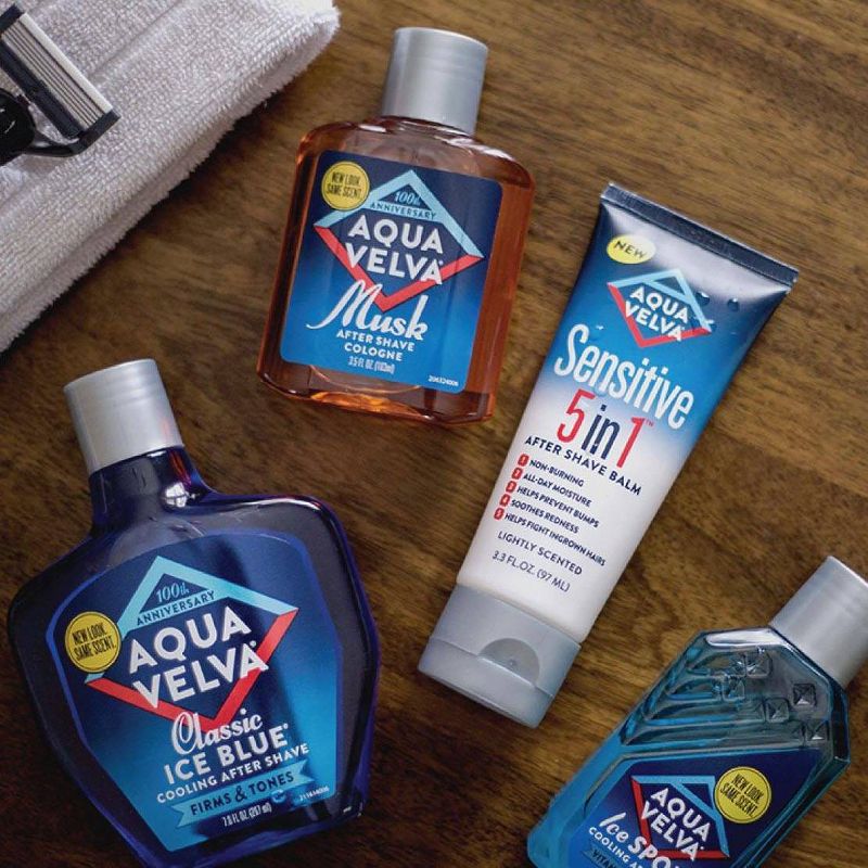 Aqua Velva Classic Ice Blue Cooling Aftershave - 7 fl oz