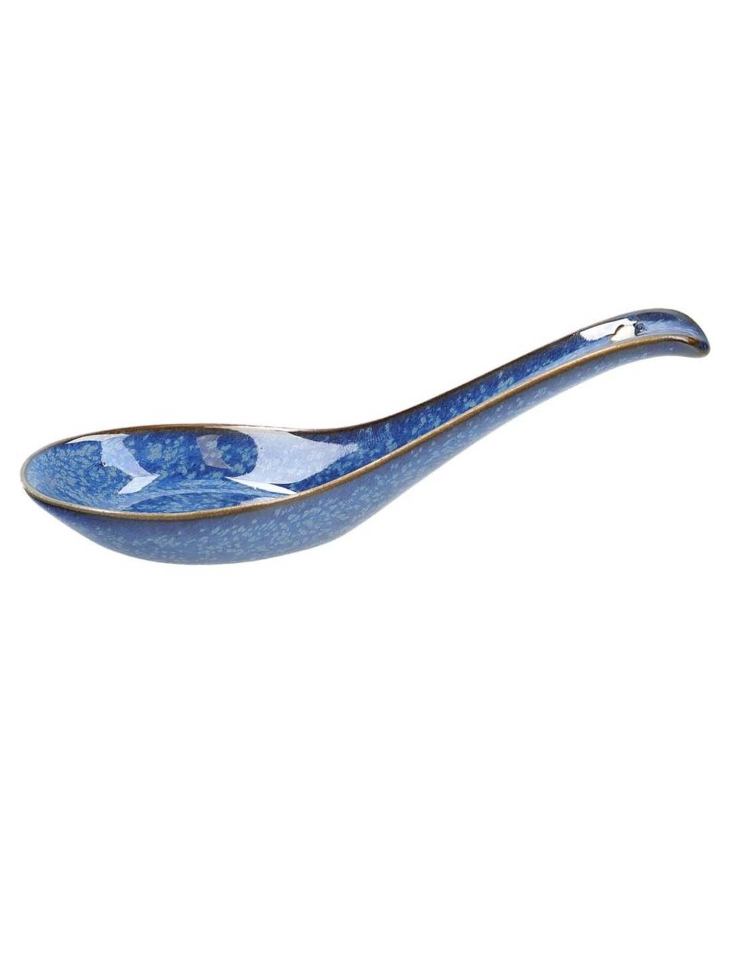 Mikasa Satori Blue Porcelain Rice Spoon