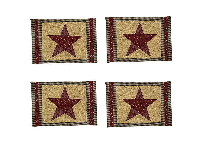 10 Pieces 14.4" Gold Leaf-Shaped Vinyl Placemats, Washable Table Mats Set for Party Decorations and Catering Events