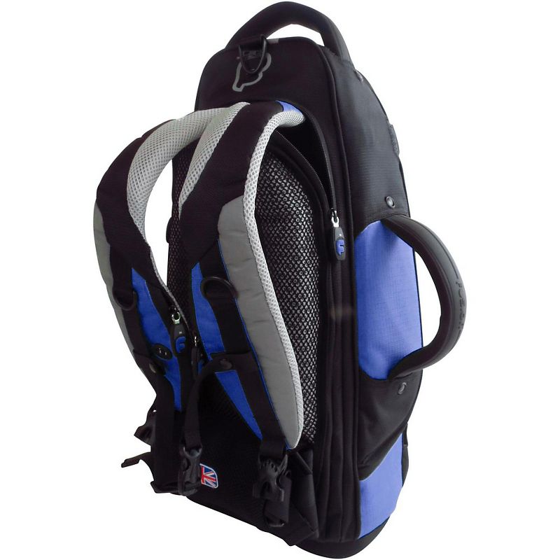 Fusion Premium Trumpet Bag Black and Blue