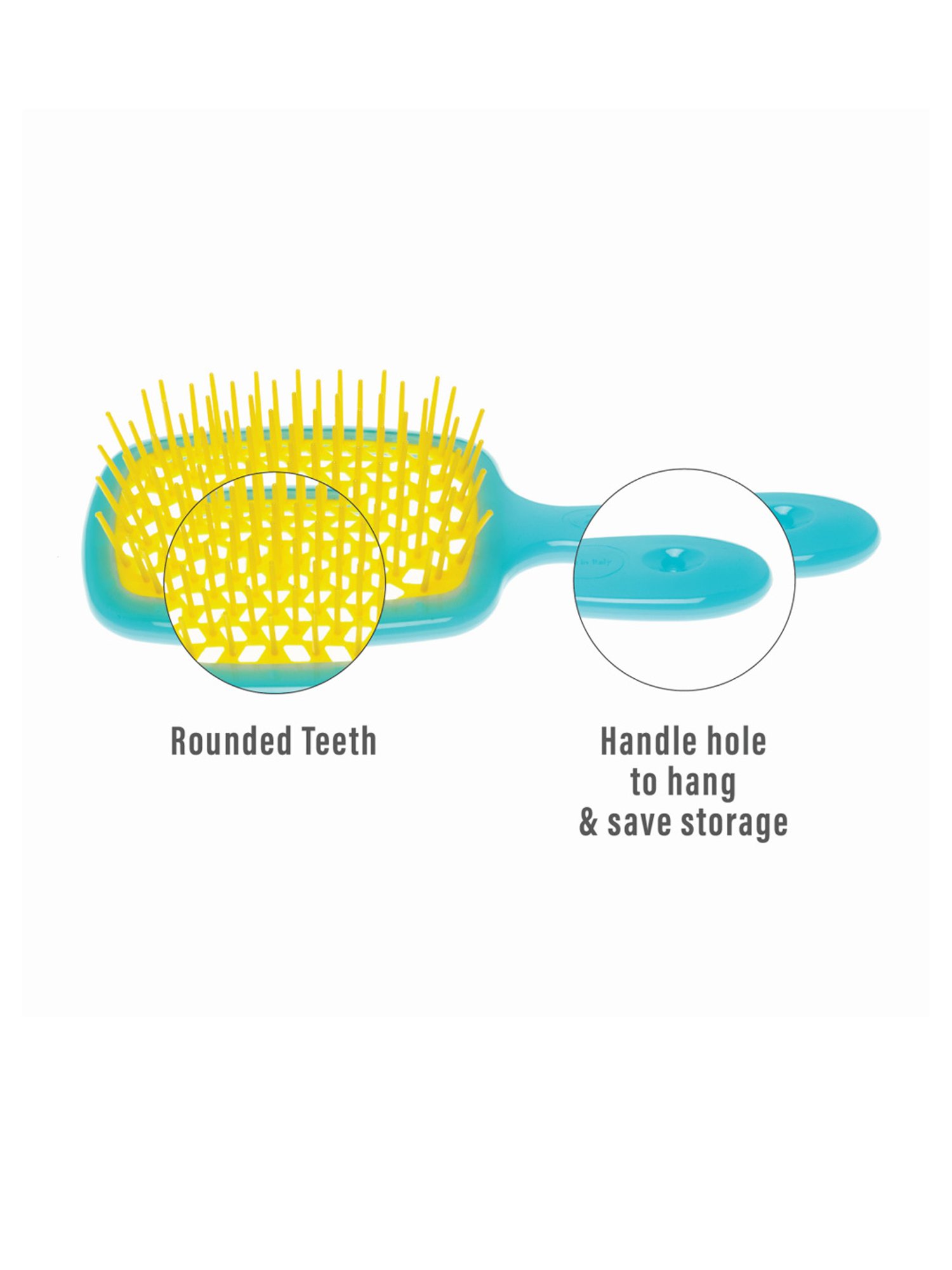 Gubb Pink Mini Detangling Hair Brush