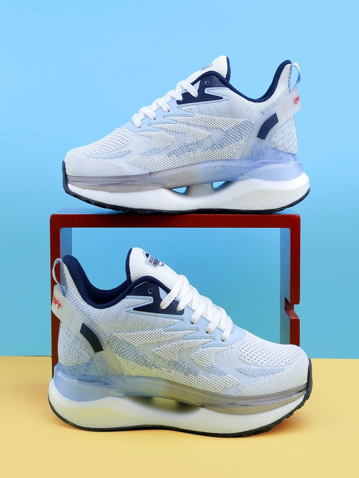 Bacca Bucci Men's HYPERSOFT Sky Blue Running Shoes