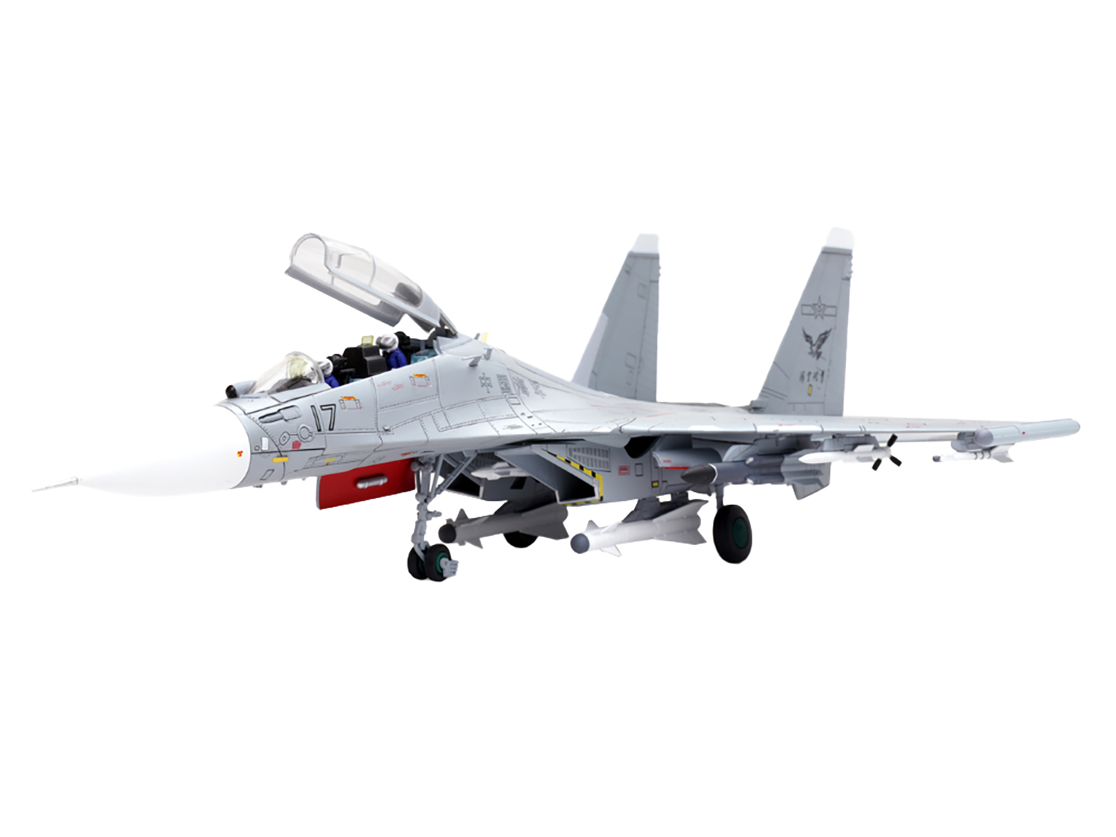 Sukhoi Su-24M Fencer-D Bomber Aircraft "Ukraine War" (2023) Ukrainian Air Force 1/72 Diecast Model by JC Wings