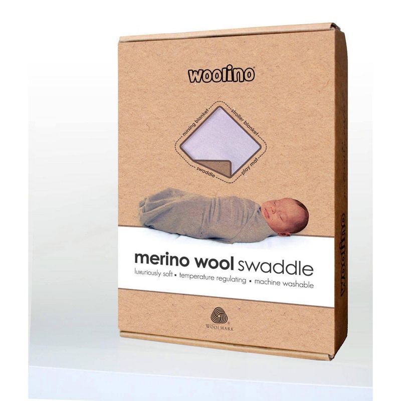 Woolino Merino Wool Swaddle Blanket - Lilac