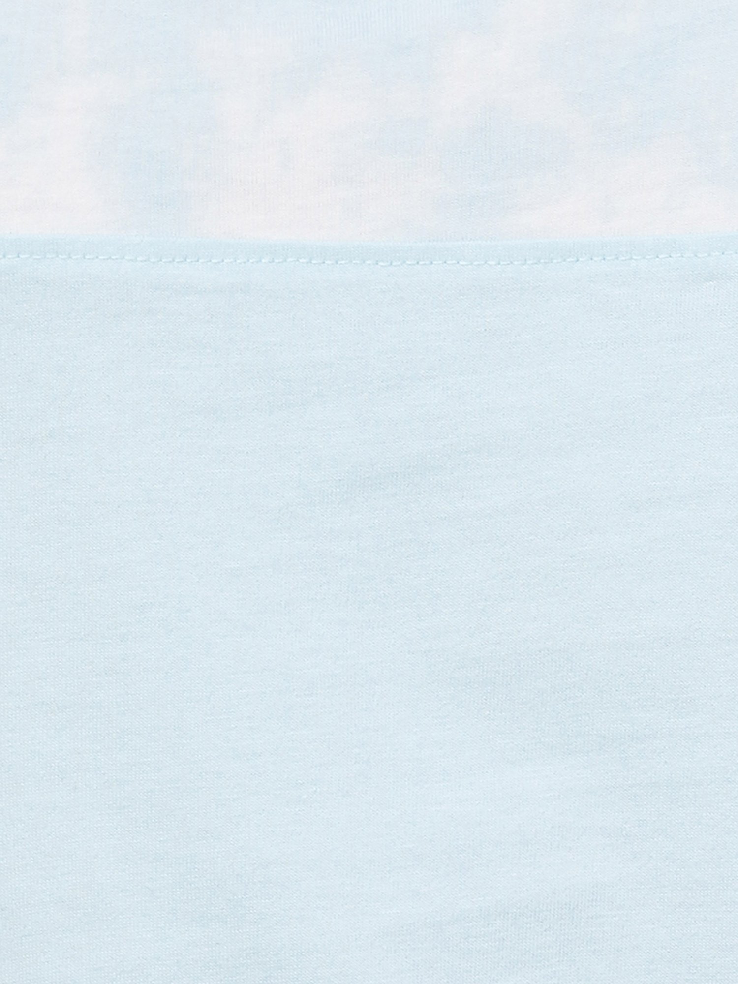 KAPPA Sky Blue Cotton Printed Sports T-Shirt