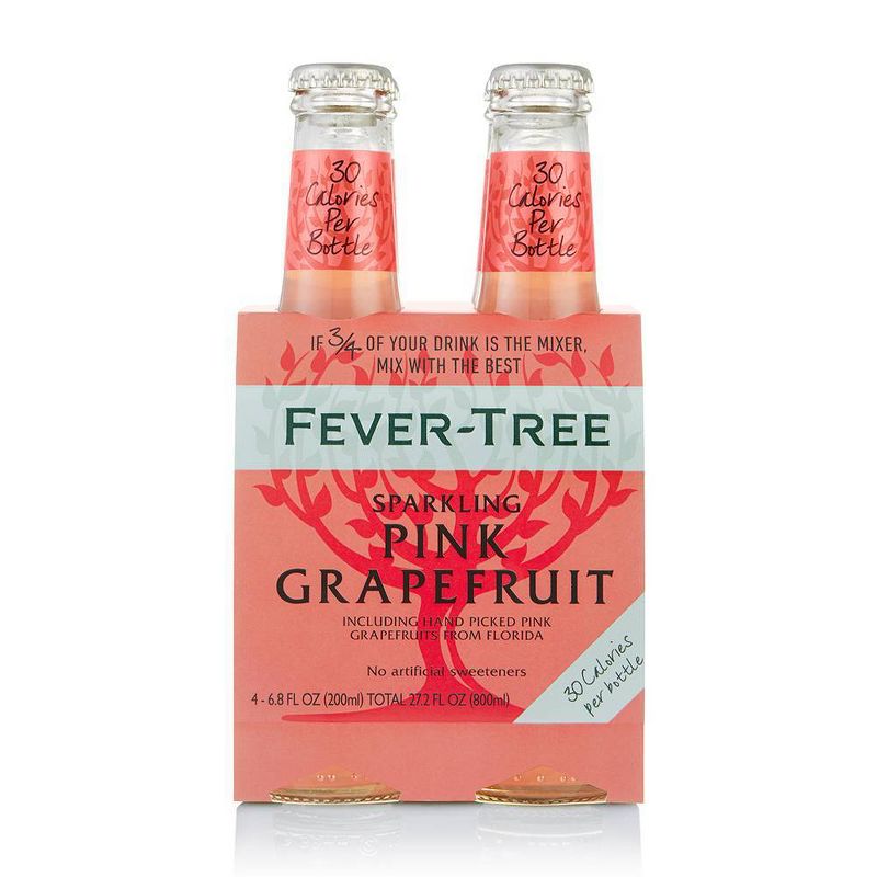 Fever-Tree Sparkling Pink Grapefruit - 4pk/200ml Bottles