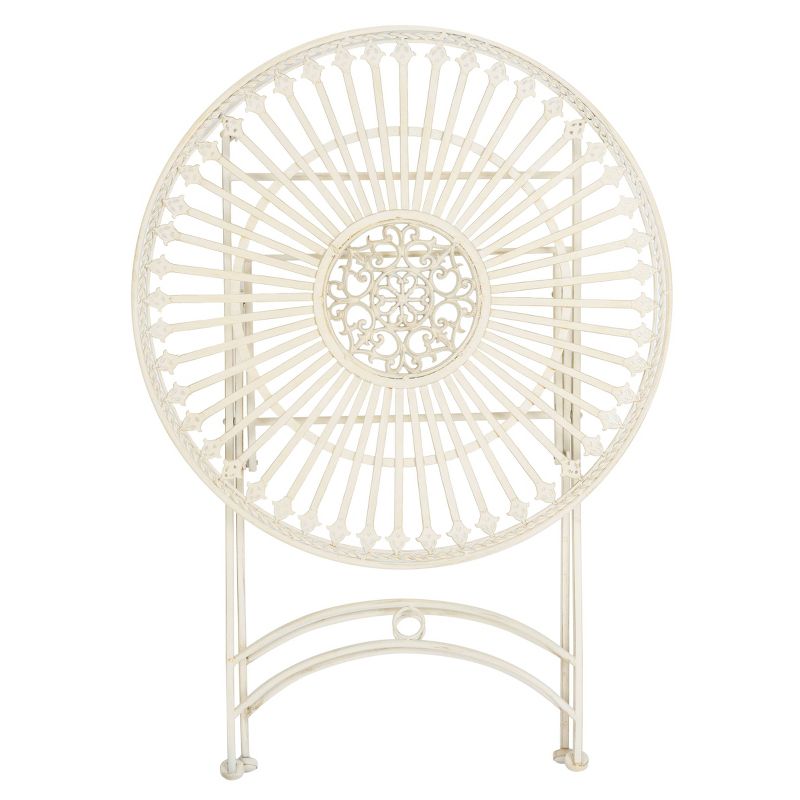 3pc Steel Bistro Set Gray - Nuu Garden