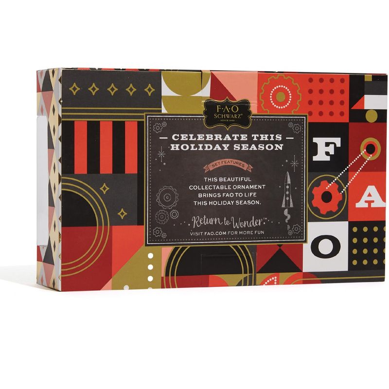 FAO Schwarz Glass Piano Ornament