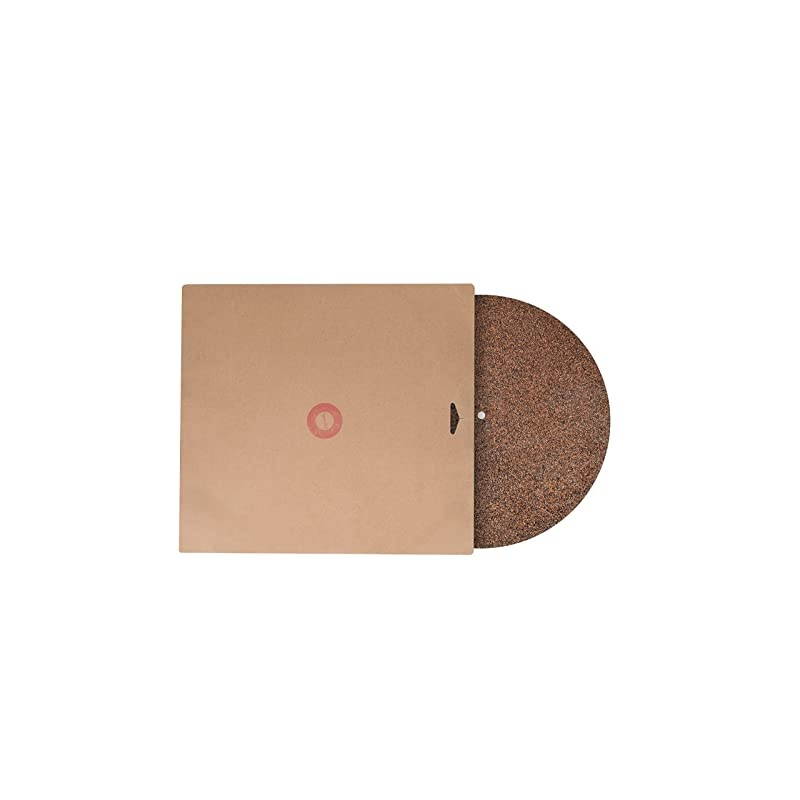 Hi-Fi Cork & Rubber Record Mat - 3mm thick for Universal to All LP(Brown)