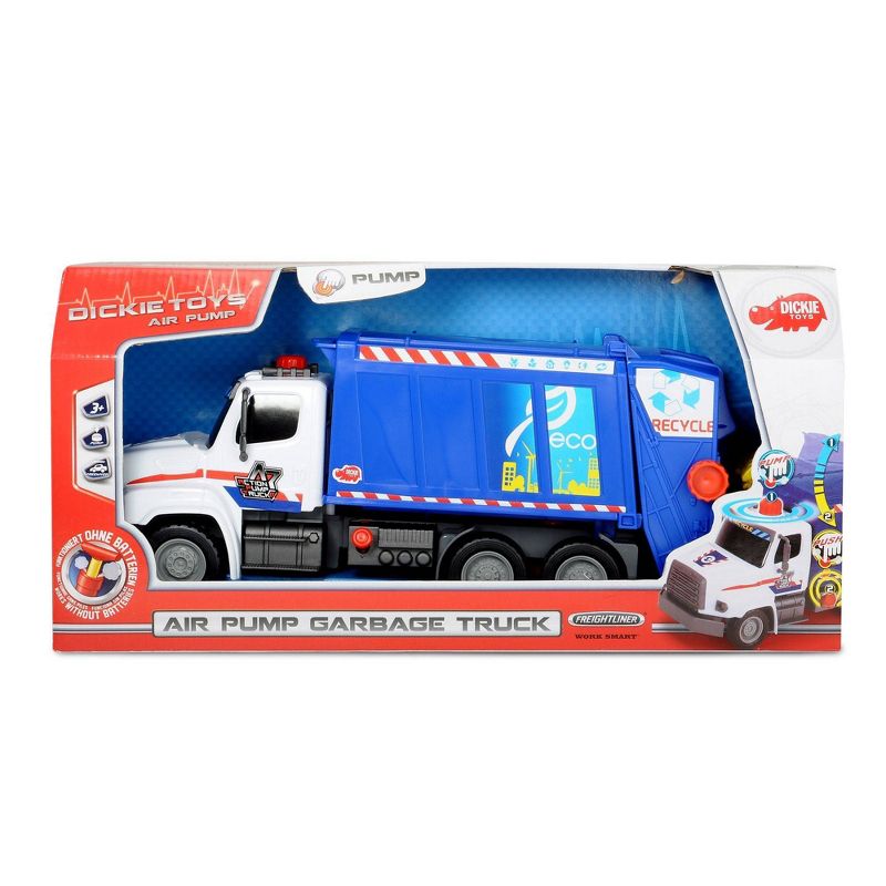 Dickie Toys 13" Air Pump Garbage Truck Vehicle