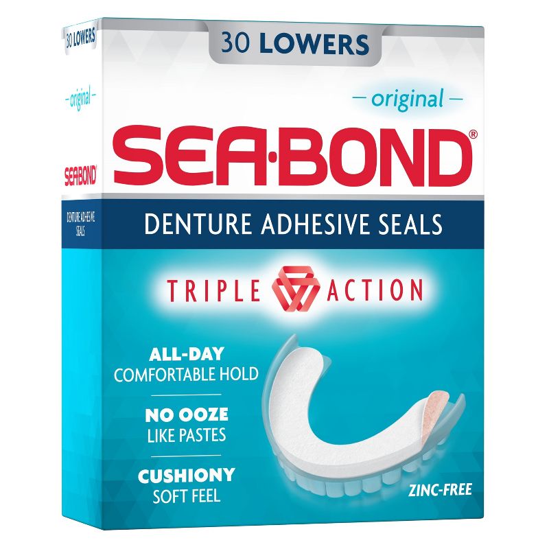 SEA BOND Original Denture Fixative - 30ct