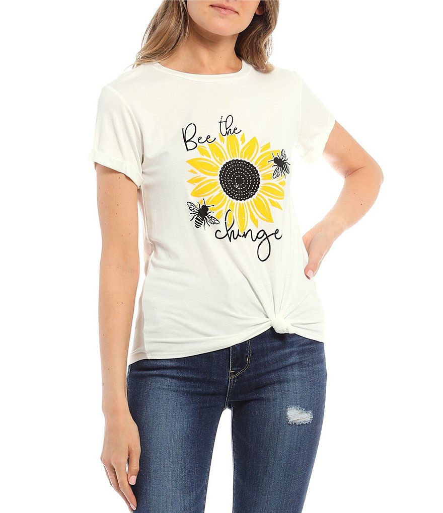 Moa Moa Bee The Change Short Sleeve Graphic Tee