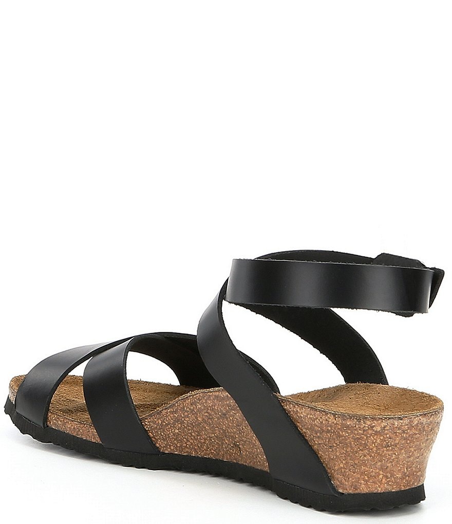 Papillio by Birkenstock Lola Ankle Wrap Strap Wedge Sandals