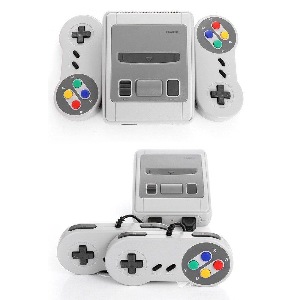 Classic Mini Retro Console: Super 8 Bit  Entertainment System TV VIDEO GAMES CONSOLE, SMART HDMI CLASSIC BUILT IN 621 GAMES 2 CONTROLLER