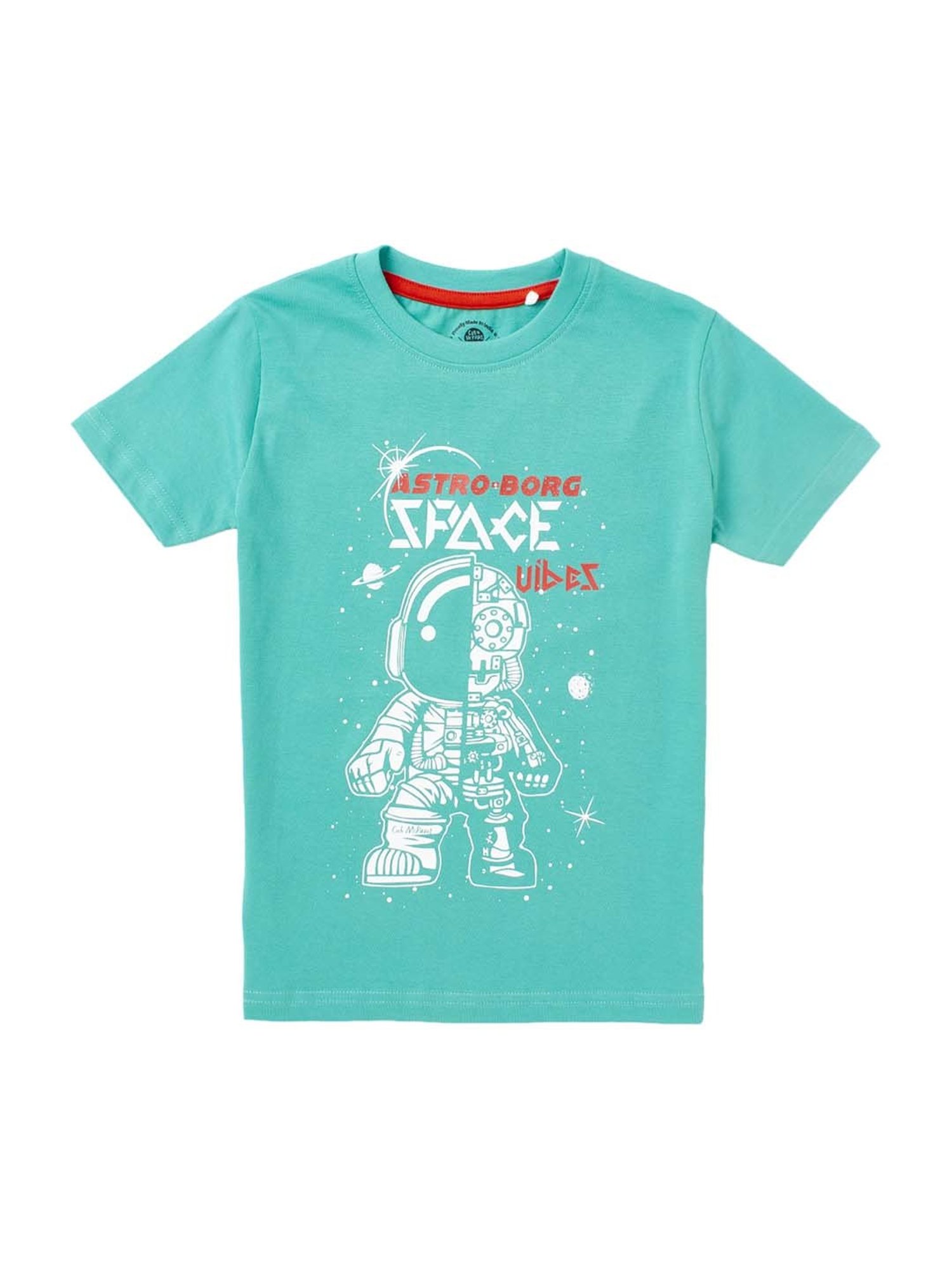 Cub McPaws Kids Multicolor Cotton Printed T-Shirt (Pack of 3)