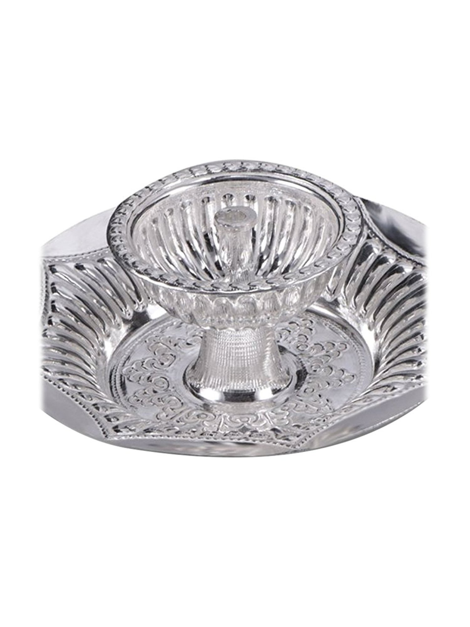 Joyalukkas 92.5 Sterling Silver Diya Stand - 55.61 gm