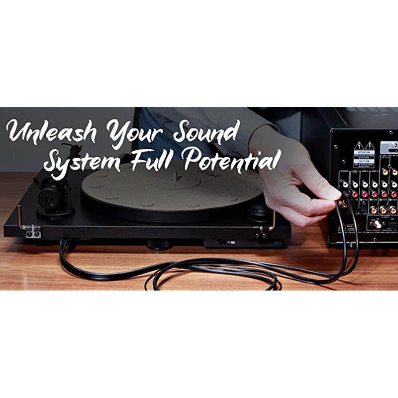 12 feet 2RCA Male to 2RCA Male Home Theater Audio Cable 12 Feet Black