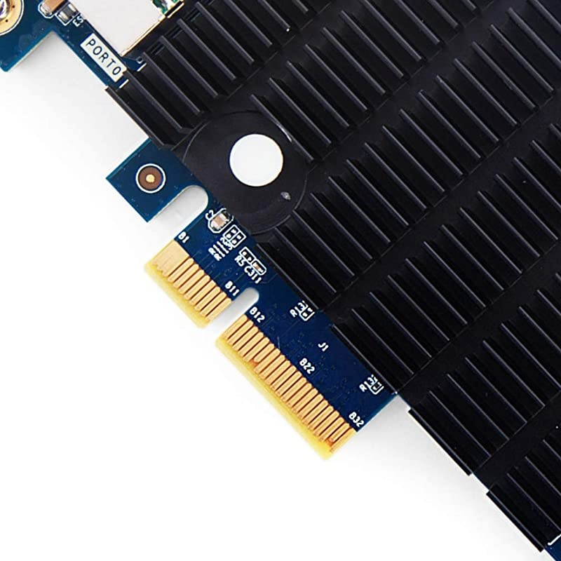 PCI-E NIC Network Card, Dual Copper RJ45 Port, PCI Express Ethernet LAN Adapter Support Windows Server/Linux/ESX, Compare to Intel X550-T2