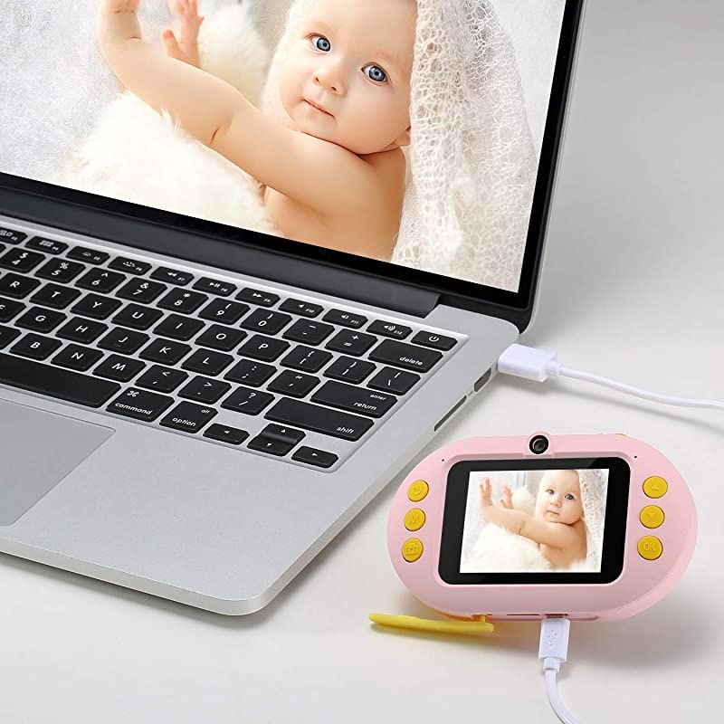 Gift Camera for Kids, 1080P Waterproof Camera for Kids, 8MP/16MP Kids Digital Camera with 2.4'' Screen, Underwater Video Camera Camcorder Best Present for Boys Girls Included 16GB Micro SD Card