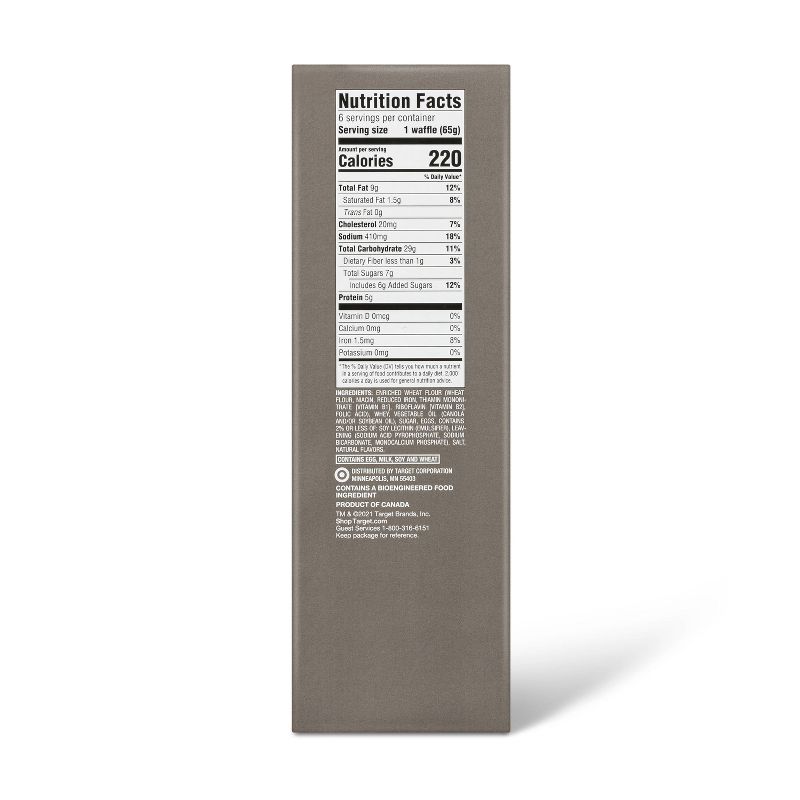 Original Belgium Style Frozen Vanilla Waffle - 6ct - Good & Gather™