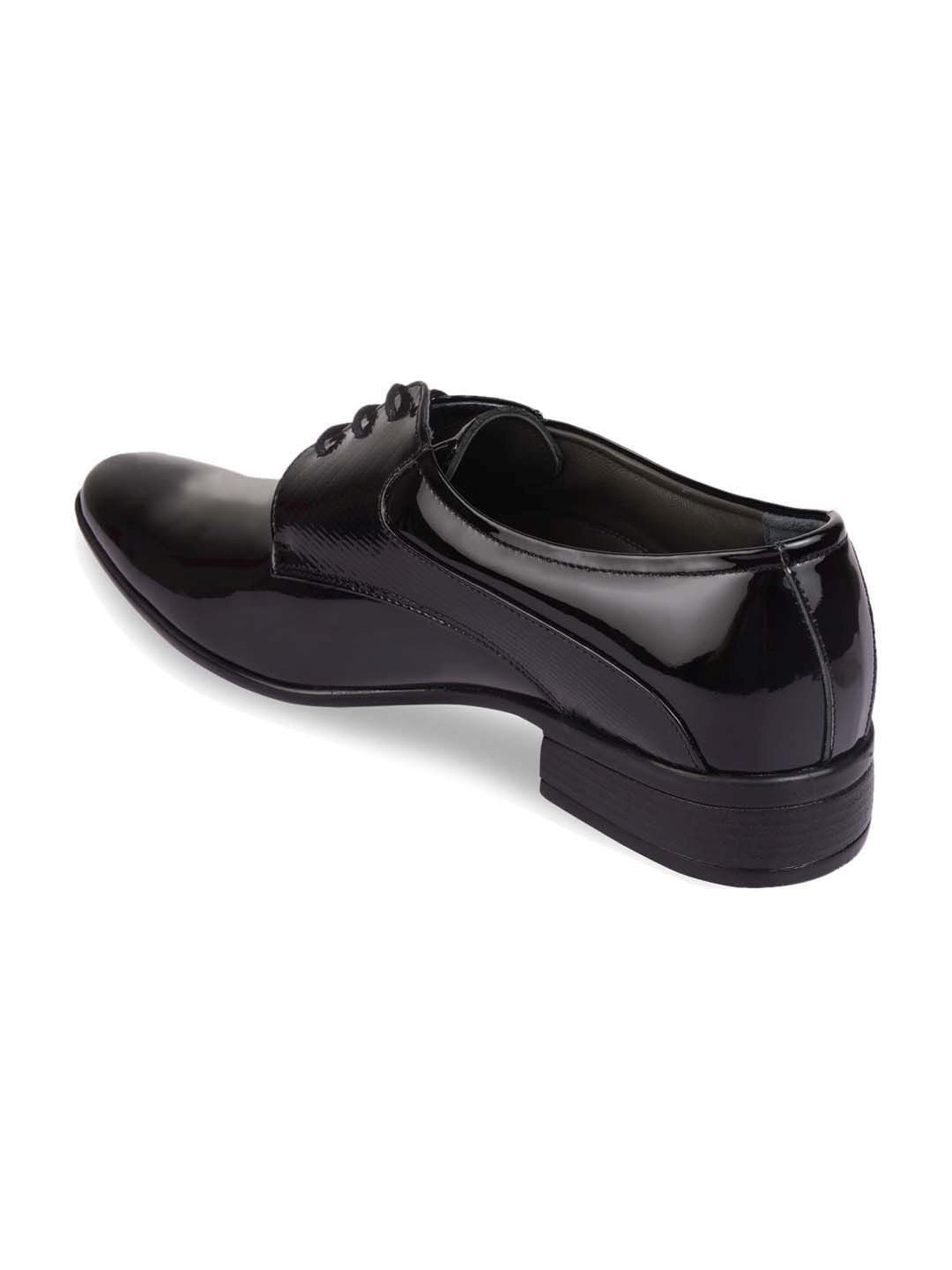 Regal Men's Black Derby Shoes