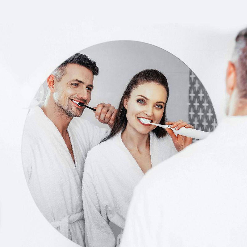 Aquasonic Duo Pro Dual Handle Ultra Whitening Electric Toothbrushes - Black & White