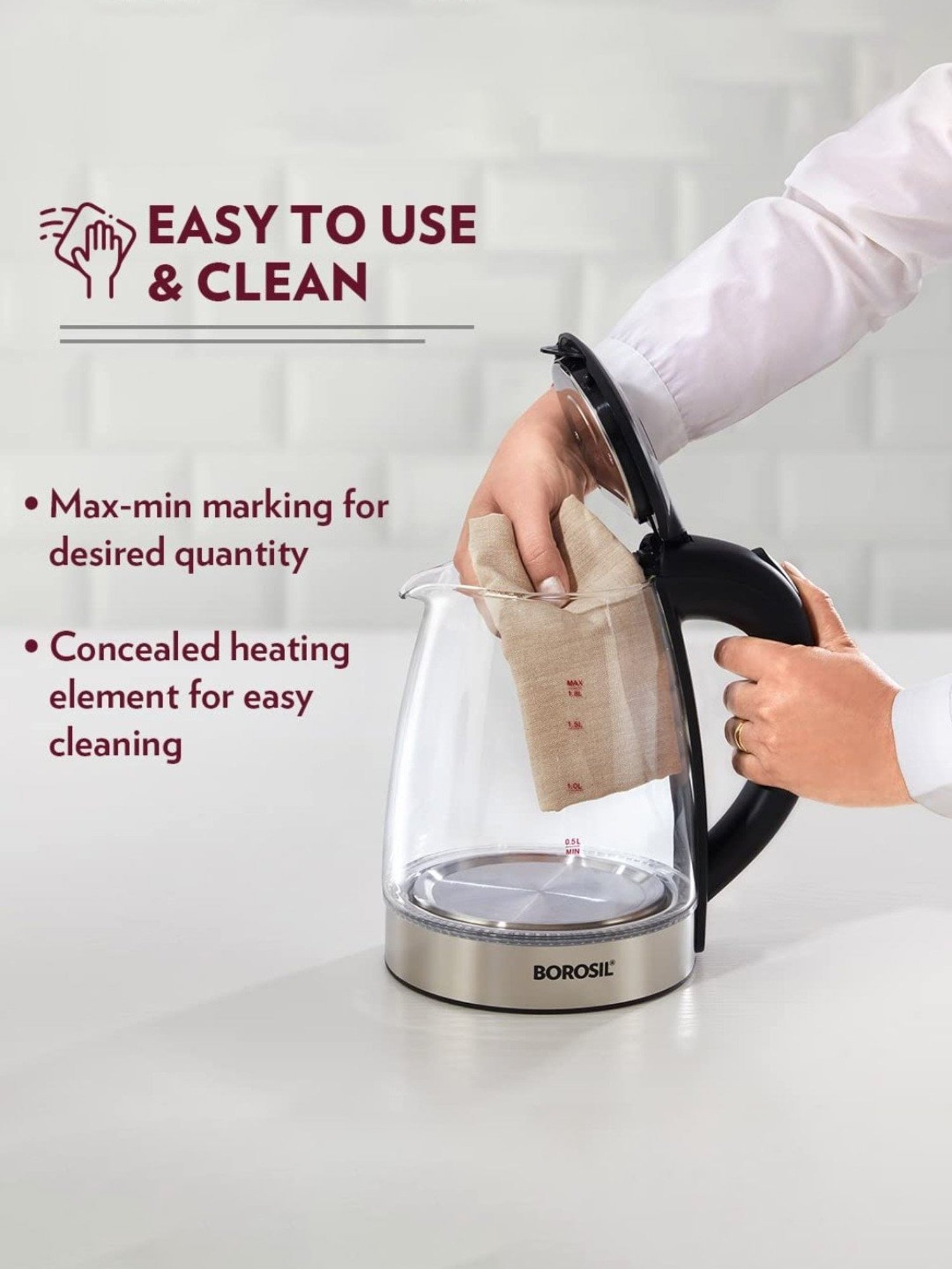 Pigeon by Stovekraft Swift Multi Cook Kettle 1.5L (Blue)