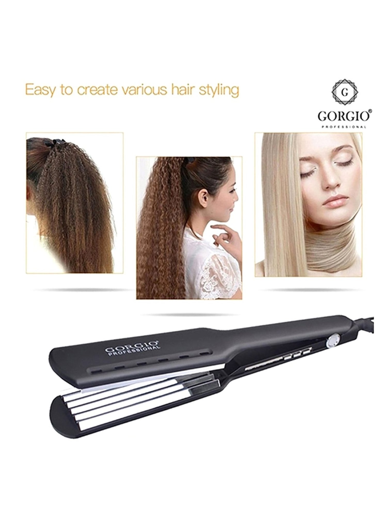 HNK Frizz Hair Crimper (Green)