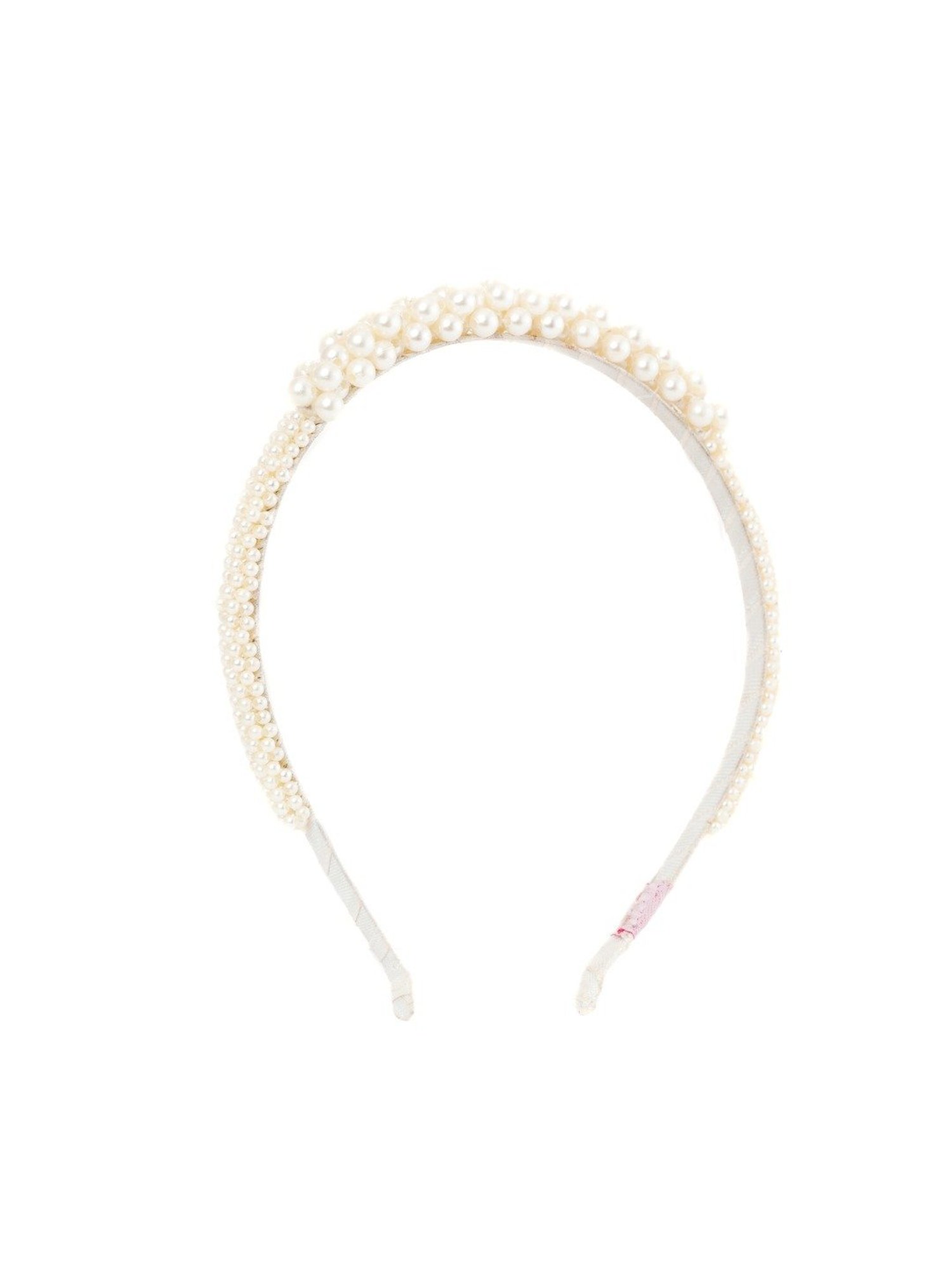 Choko Beige Embellished Hair Band