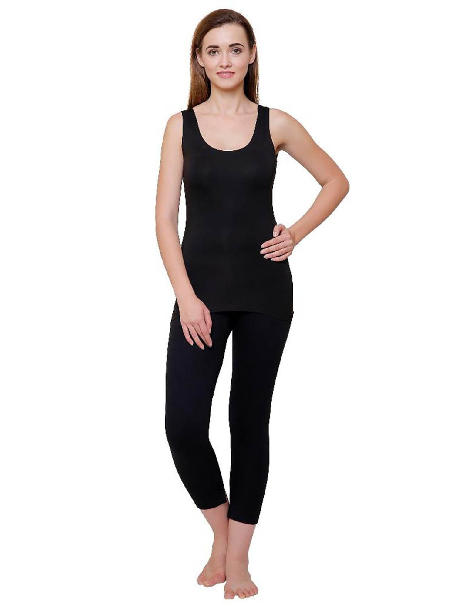 Bodycare Black Cotton Thermal Top