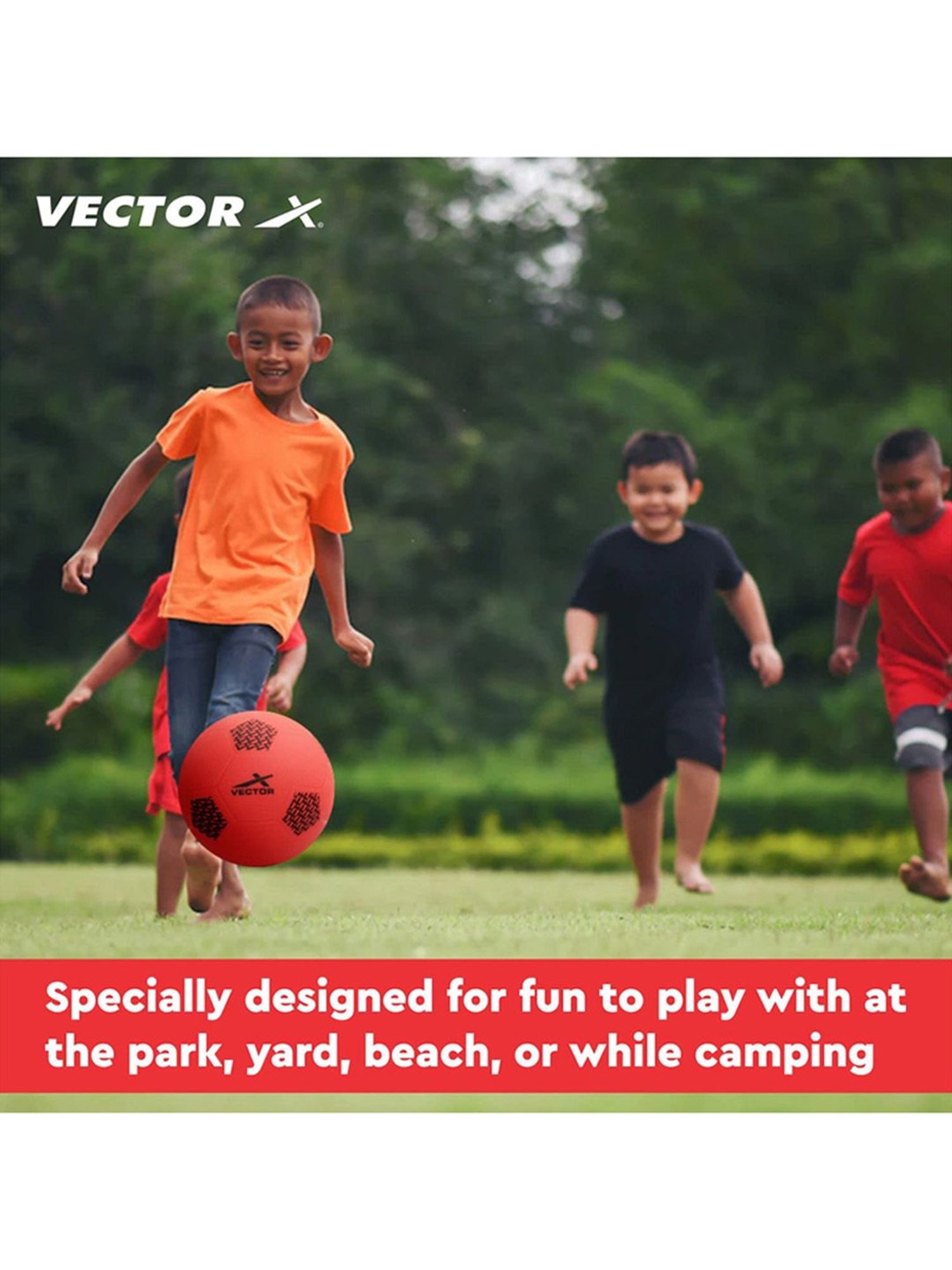 Vector X Soft Kick Football (Red) Size - 3