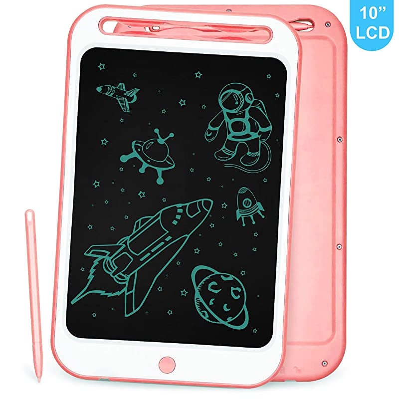 LCD Writing Tablet  10 Inches Electronic Writing & Drawing Doodle Board with Memory Lock Digital Writing Pad for Age 3+