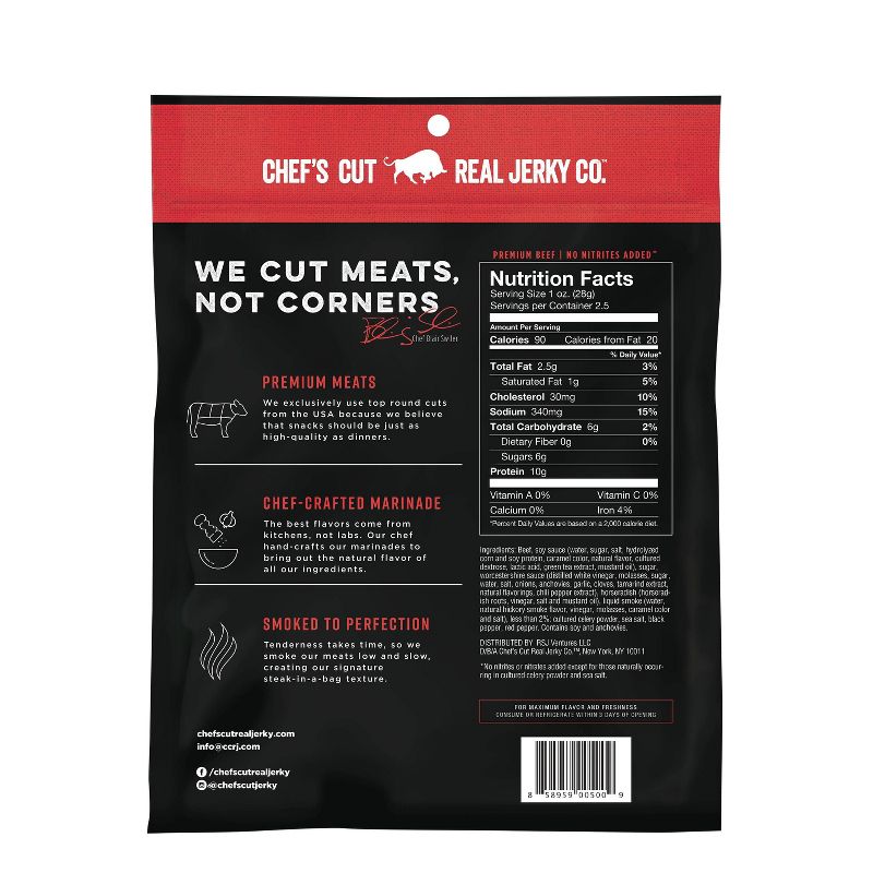 Tillamook Zero Sugar Original Beef Jerky - 6.5oz