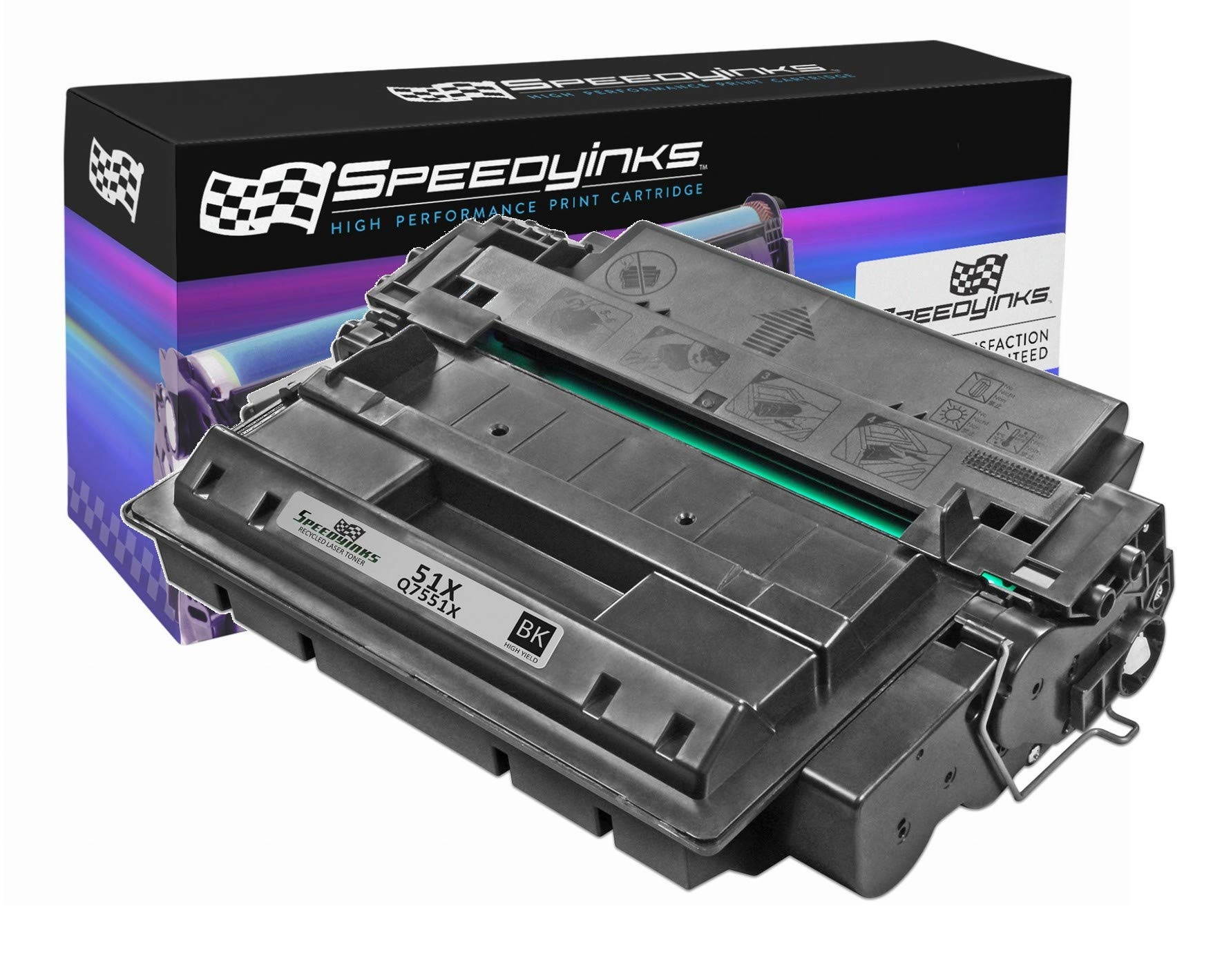 Speedy Inks - Compatible Replacement for HP 51X Q7551X High-Yield Black Laser Toner Cartridge for use in LaserJet M3027 MFP, LaserJet M3027x MFP, LaserJet M3035 MFP, LaserJet M3035xs MFP