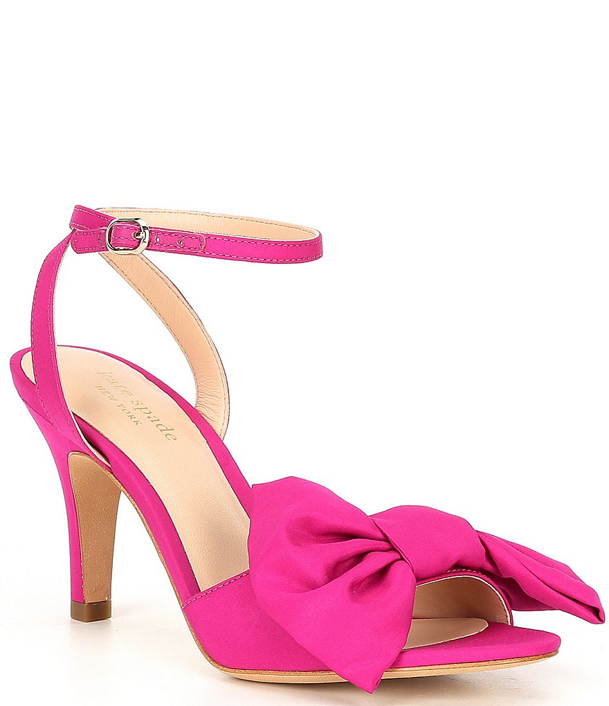kate spade new york Gloria Bow Detail Ankle Strap Dress Sandals