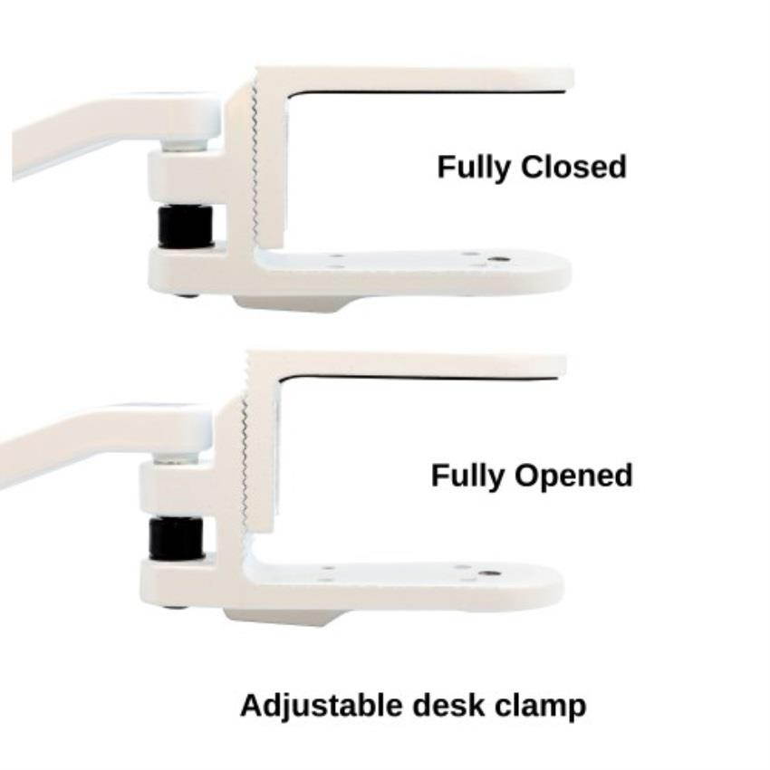 CAR-03 Adjustable Computer Arm Rest, Material: Aluminum Alloy & ABS Plastic, Fit Desk up to 45mm Thick