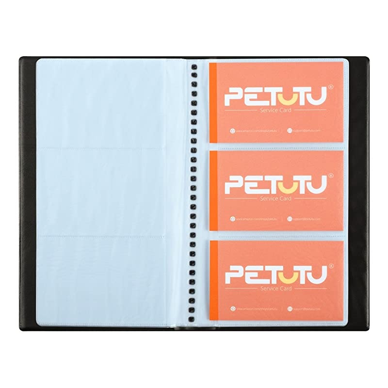 Card Holder Organizer Book PU Leather 2 Pack Total for 600 Cards