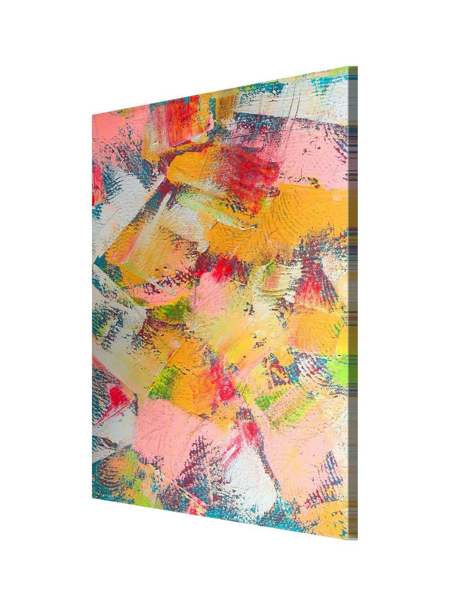 999store Multicolor Abstract Canvas Painting