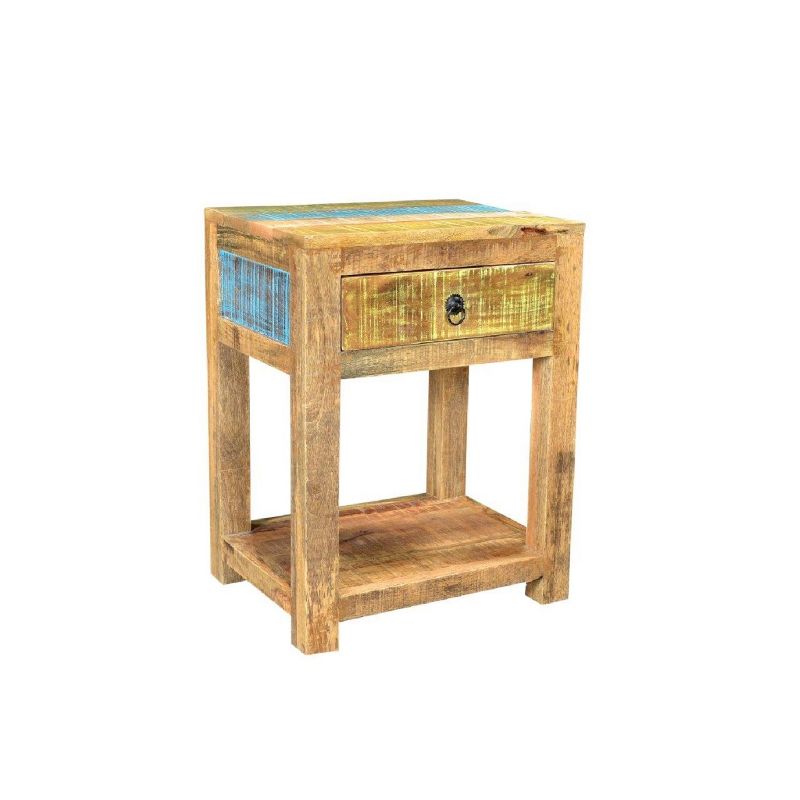 Solid Mango Wood Coffee Table Natural - Timbergirl