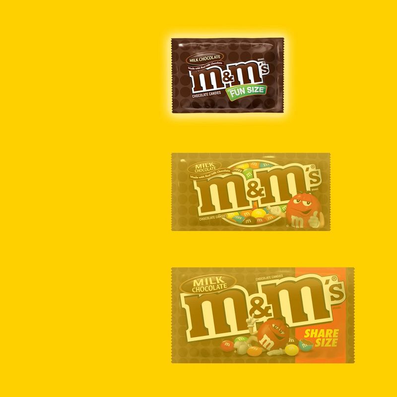 M&M's Fun Size Milk Chocolate Candy Bag - 10.53oz